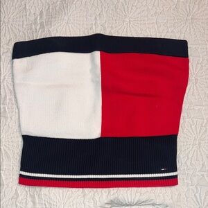 Tommy Hilfiger Red, White, and Black Camisole